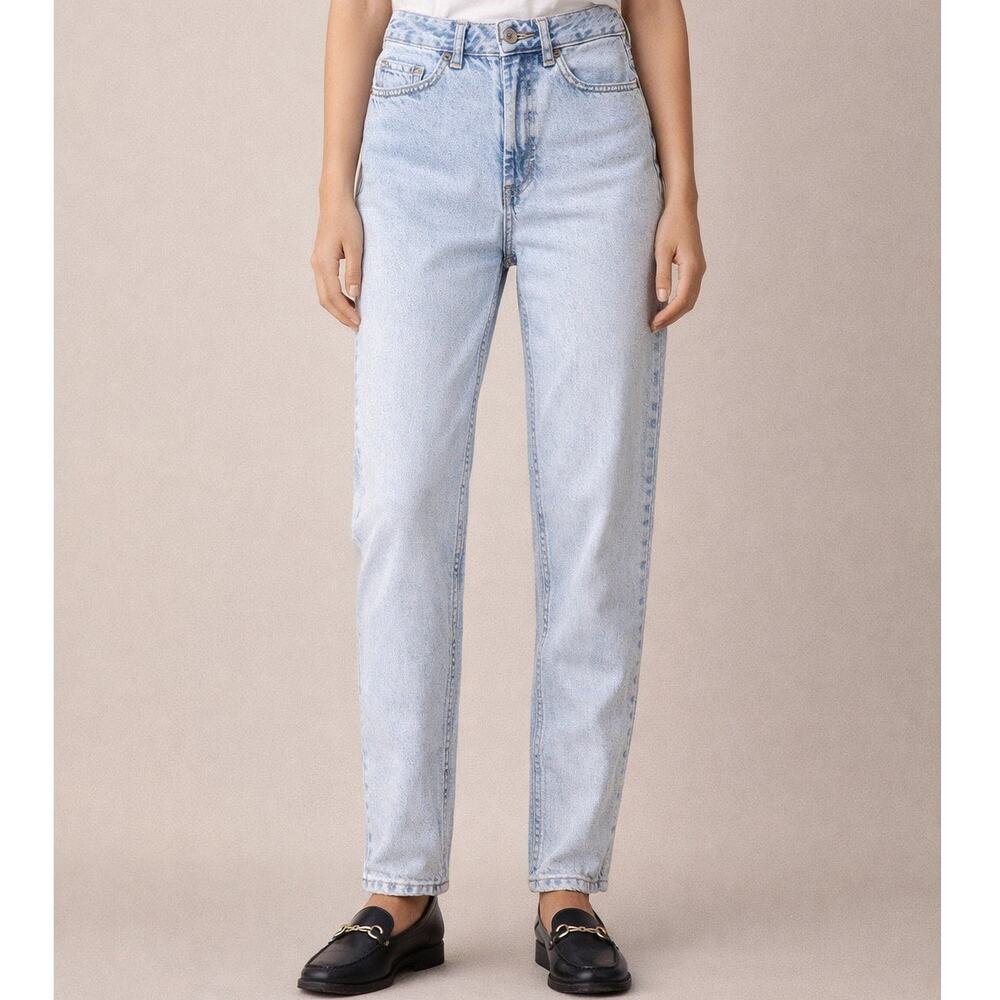 BDG‎ Mom Jeans High Rise Tapered Leg Acid Wash 80s Style Size 25 (US 0/2)